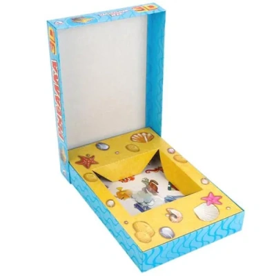 НАСТОЛЬНАЯ 3D ИГРА «УМКА» РЫБАЛКА С КАРТОННЫМИ РЫБКАМИ И УДОЧКОЙ