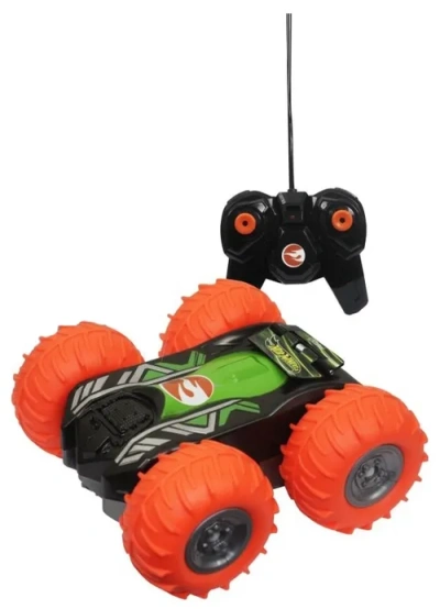 Hot Wheels трюковая машина-перевёртыш на р/у, 27MHz, вращение на 360°, на батарейках.