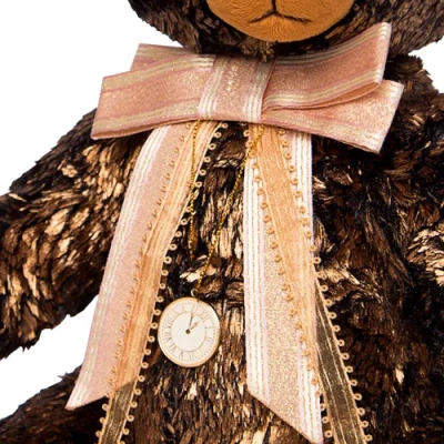 Игрушка мягконабивная «Медведь БернАрт-золотой (металлик)»