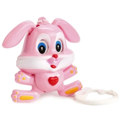 УМКА Игрушка музыкальная «Зайка» с мех.заводом на блистере 11х9см.