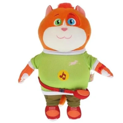 Игрушка мягкая БАРБОСКИНЫ Кот пушок, 23см, муз. чип, в пак. МУЛЬТИ-ПУЛЬТИ 