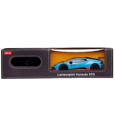 Машина р/у 1:24 Lamborghini Huracan STO голубой, 2,4G