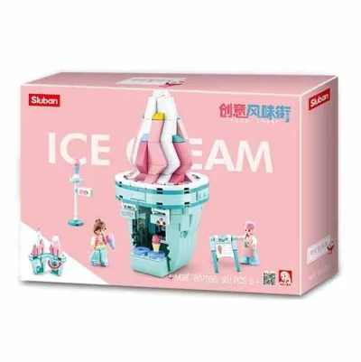 Конструктор пластмассовый Sluban «Фуд-корт: Мороженое» (301 дет.)