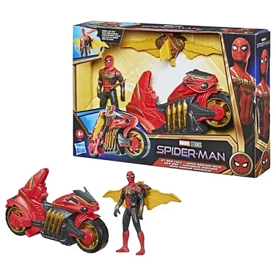Игрушка Hasbro Spider-man фигурка Человек Паук на Мотоцикле
