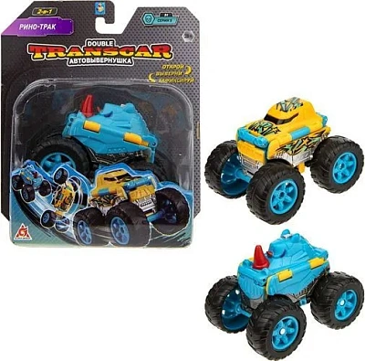 1toy Transcar Double: Рино-трак, 8 см.