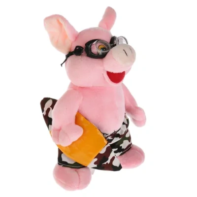 «ИГРАЕМ ВМЕСТЕ» Мягкая игрушка  Поросенок - серфер, 20см