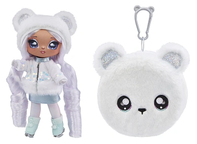 Мягкая кукла - сюрприз 2в1 Зимняя серия - Бейли Фрост (белый медведь)