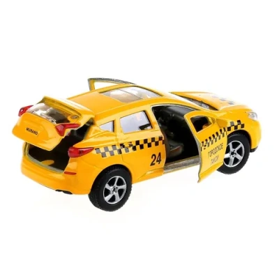 ТМ ТЕХНОПАРК. МАШИНА МЕТАЛЛ. NISSAN MURANO ТАКСИ 12СМ, ОТКРЫВ. ДВЕРИ, ИНЕРЦ. В РУСС КОР