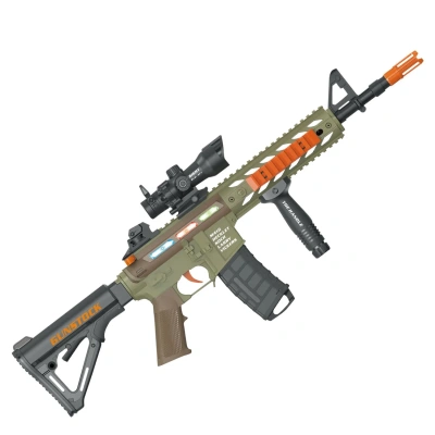 Игрушка винтовка «M416» (63 см, 12 EVA-пуль, жилет, свет/звук)