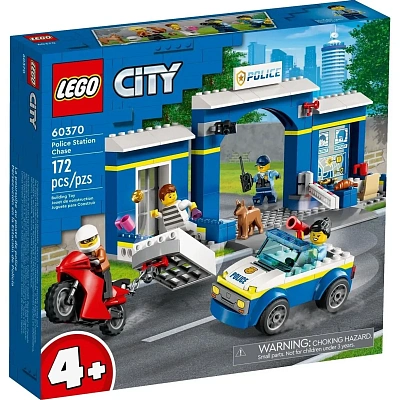 Конструктор LEGO CITY Погоня в полицейском участке