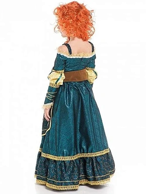 Карнавальный костюм для девочки "Принцесса Мерида"  (Платье) (Зв. Маскарад) р.122-64