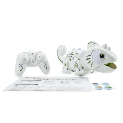 Игрушка р/у Mioshi Active «Ловкий хамелеон» (23 см,  магнитный язык, фишки)