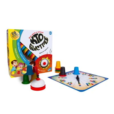 Игра детская настольная «Кто быстрее?»