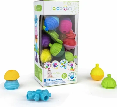 Игрушка развивающая «Lalaboom», 28 предметов
