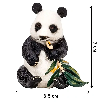 Набор фигурок животных серии "Мир диких животных": Семья панд, 4 предмета (Основная)