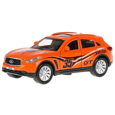 Машина металл "INFINITI QX70 СПОРТ", длина 12см, открыв. двери, инерц. в кор. Технопарк
