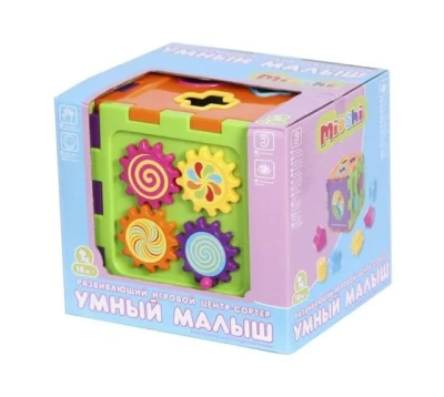 Развивающая игровой центр-сортер Mioshi «Умный малыш» (в ассорт.)