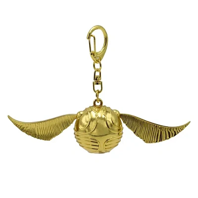 Коллекционный металлический брелок Гарри Поттер Золотой Снитч 12см 