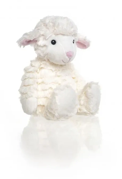 Барашек Эльф, белый 28 см