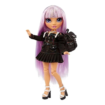 RAINBOW HIGH Кукла Junior Айвери Стайлс 24 см фиолетовая