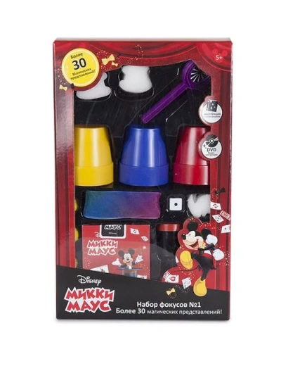 Набор для демонстрации фокусов №1 Disney «Mickey Mouse» (30 фокусов, 17х6,5х27 см) 