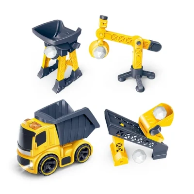 Игровой набор Handers «Карьерная техника» (21 см, фрикц. автомоб., 3 вида техн., свет, звук