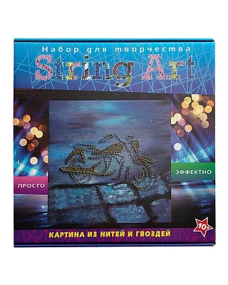 Набор Для Творчества В Технике STRING ART “Мотоцикл“