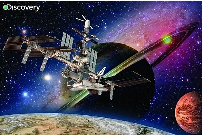 Пазл Super 3D, 10825 Пазл Super 3D "Космическая станция", 150 детал., 5+