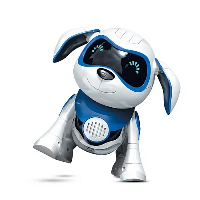 Интерактивная игрушка Mioshi Active "Весёлый пёс" (17 см, на бат., кость, свет, говорит, поёт, подви
