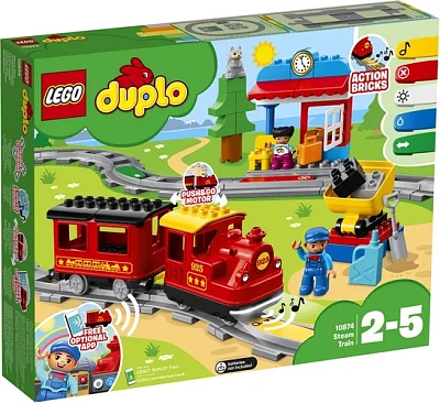 Конструктор LEGO DUPLO "Поезд на паровой тяге"