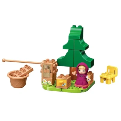 Конструктор QMAN «Маша и Медведь: Домашние дела» (22 дет.)