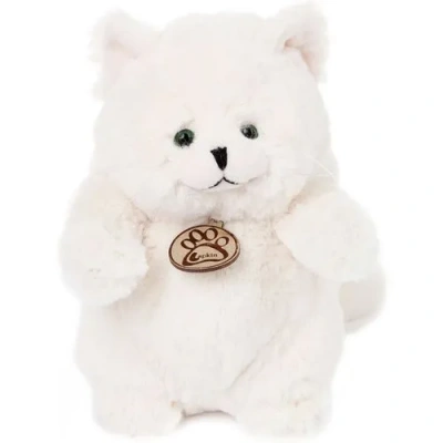Толстый кот белый 16 см  Lapkin
