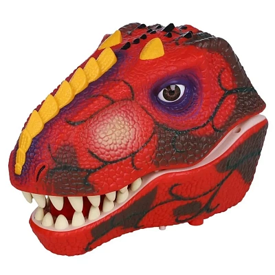 Тираннозавр (Тирекс) серии "Мир динозавров" - Игрушка на руку, парогенератор, красный 