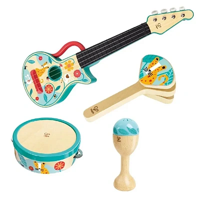 Детский игровой набор  музыкальных инструментов, 4в1