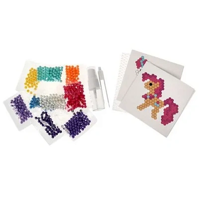 Набор д/детского тв-ва МОЙ МАЛЕНЬКИЙ ПОНИ аквамозаика 600 бусин МУЛЬТИ АРТ