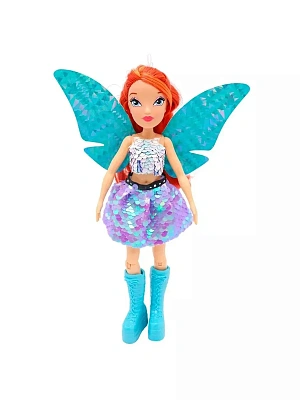 Шарнирная кукла  Winx Club "Magic reveal" Блум с крыльями 3 шт., 24 см,