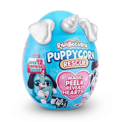 Игровой набор   Rainbocorns  сюрприз в яйце  Puppycorn  Rescue (плюш щенок, мини  питомец )
