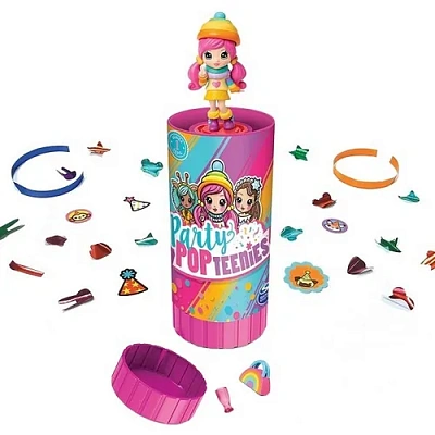 Party Popteenies Игрушка  хлопушка с сюрпризом (1 кукла)																						