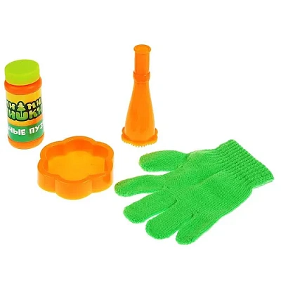 Мимимишки. Набор д/пускания мыл.пузырей “Играем вместе“прыгунцы, перчатка,50мл 
