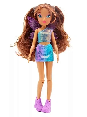 Шарнирная кукла Winx Club Лейла с крыльями, 24 см,