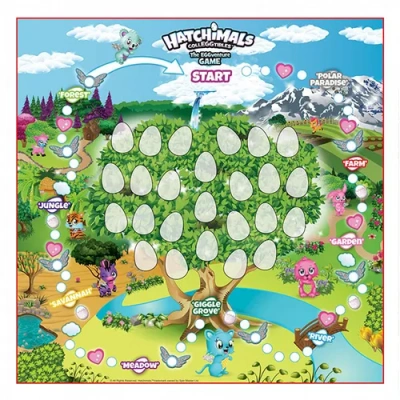 Hatchimals Игра настольная + 4 коллекционные фигурки