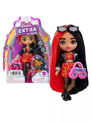 Barbie Экстра-мини с красно-чёрными волосами