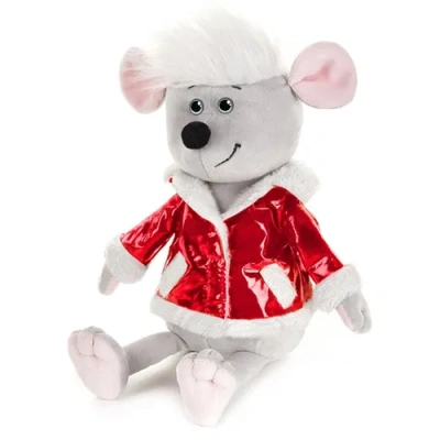 Мышонок Виталик в Красной Куртке, 28 см