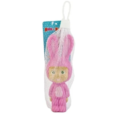 Играем вместе Игрушка д/купания «Маша Зайчик (пасха)» 10см. (в сетке)