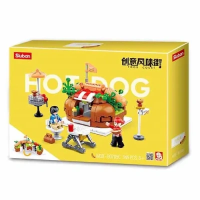Конструктор пластмассовый Sluban «Фуд-корт: Хот-доги» (345 дет.)