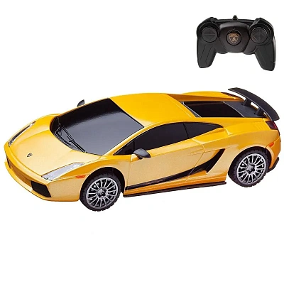 Машина р/у 1:24 Lamborghini, 18см желтый