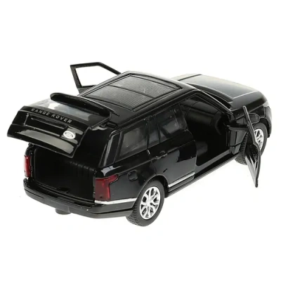 Машина металл «RANGE ROVER VOGUE» 12см, открыв. двери, инерц, ЧЕРНЫЙ, в кор. Технопарк