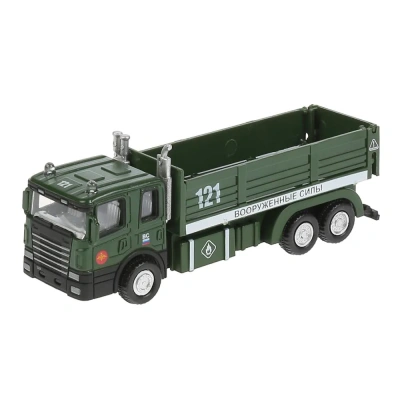 ТЕХНОПАРК Машина металл «ВОЕННАЯ ТЕХНИКА», длина 15,5 см, инерц, подв эл, В АССОРТ.