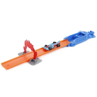 ТЕХНОПАРК Трек мини с ускоряющей петлей с металл машинкой