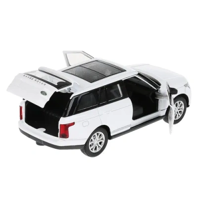 Машина металл «RANGE ROVER VOGUE» 12см, открыв. двери, инерц, БЕЛЫЙ, в кор. Технопарк